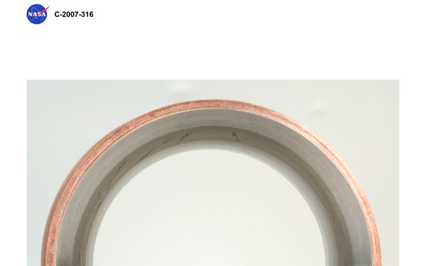 Machined Copper CGR-84 Thruster #GRC-C11-VPS (Vacuum Plasma Spray)