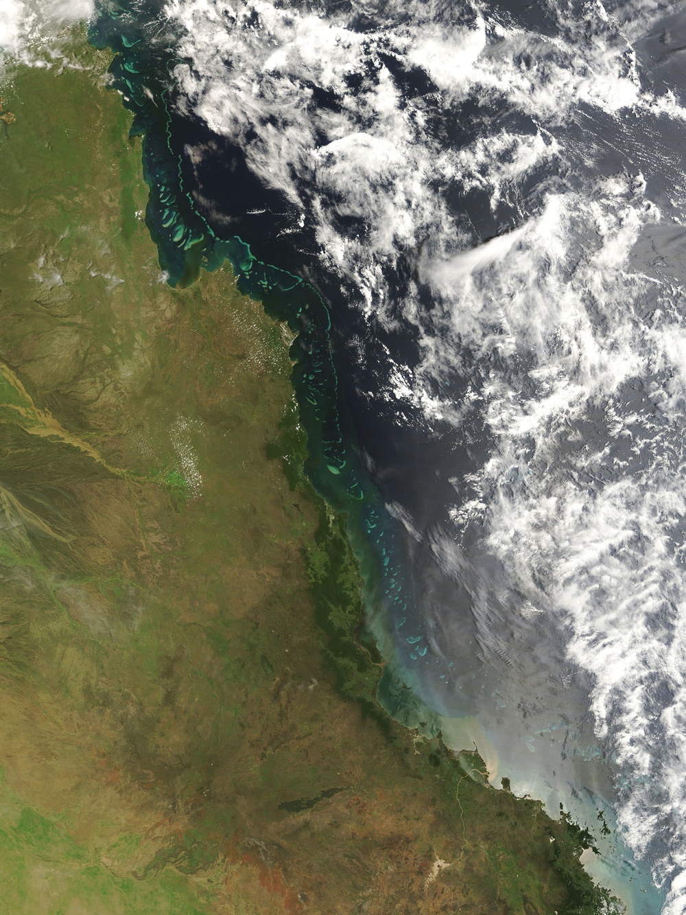 River Plumes Threaten Great Barrier Reef: Image of the Day