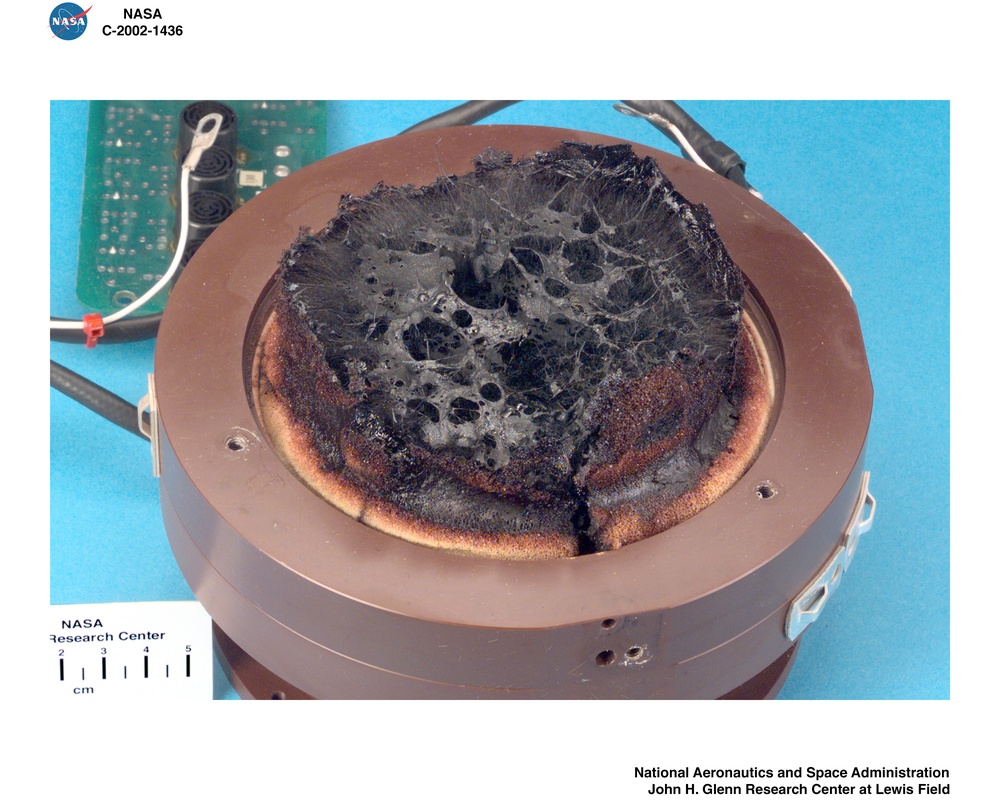 MICROGRAVITY SMOLDERING COMBUSTION POST FLIGHT SAMPLES - STS 105 AND STS 108
