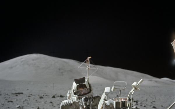 Apollo 17 Mission image - STA 9, LRV