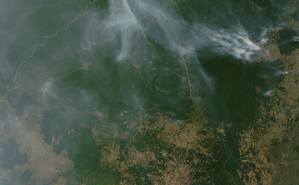 Fires in the Southeast Amazon: Natural Hazards