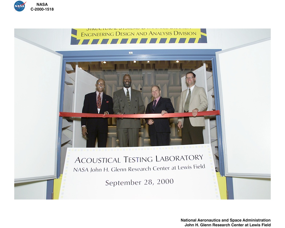 ACOUSTICAL TESTING LABORATORY RIBBON CUTTING AND TEAM RECOGNITION