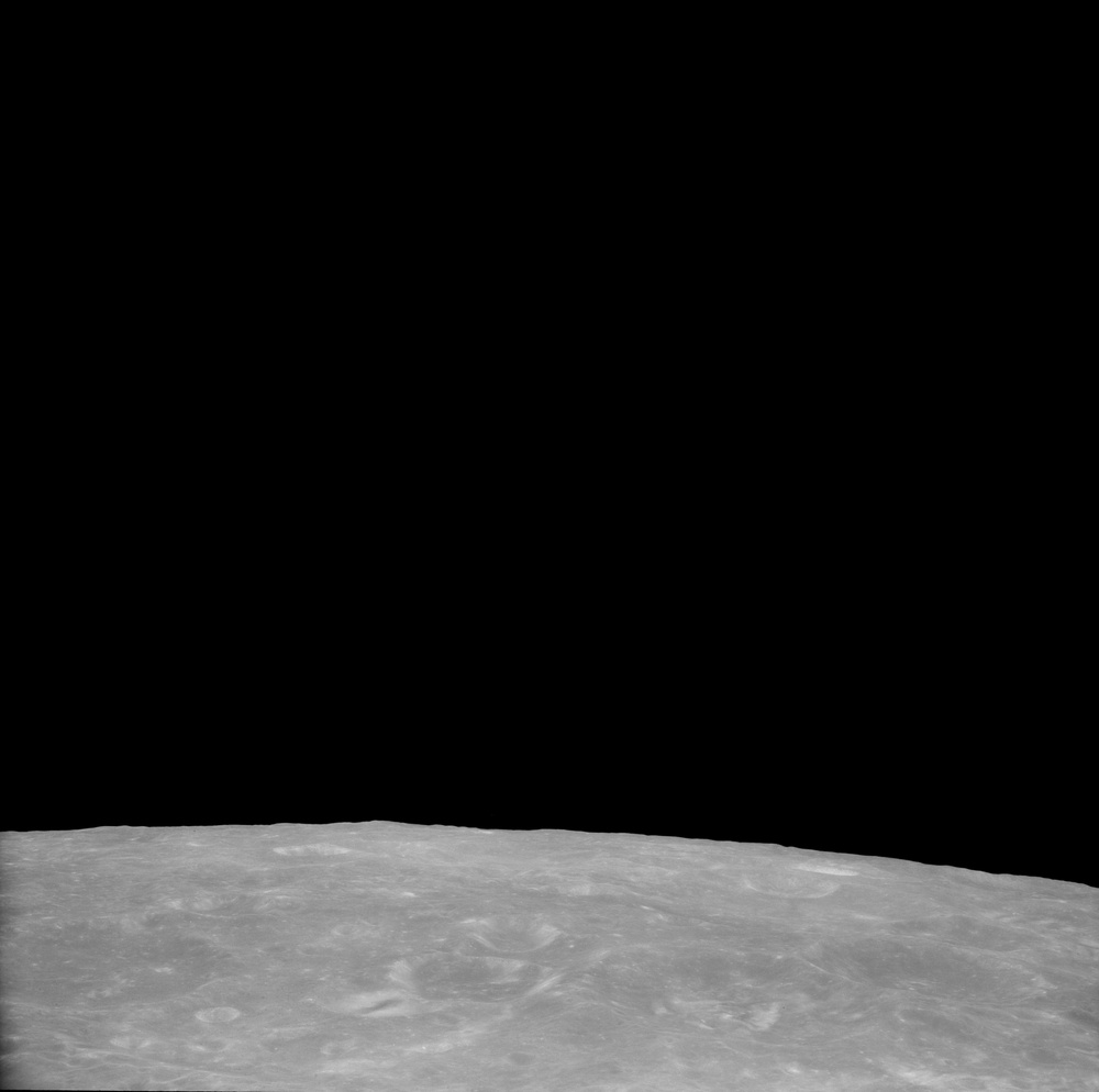 Apollo 11 Mission image - View of Moon,Craters 206,207,275,South of TO 50