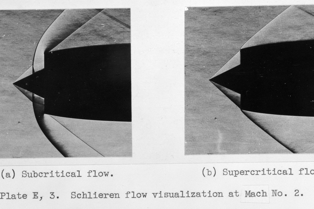 SCHLIEREN FLOW VISUALIZATION AT MACH 2