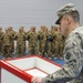 370th Sapper Company cases guidon, prepares for deployment