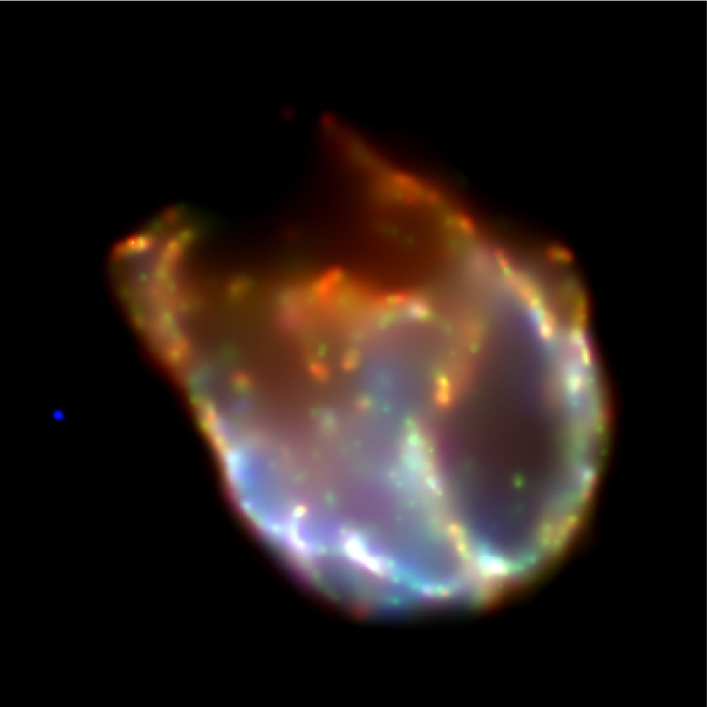 Chandra Captures Remnant of Star-Shattering Explosion