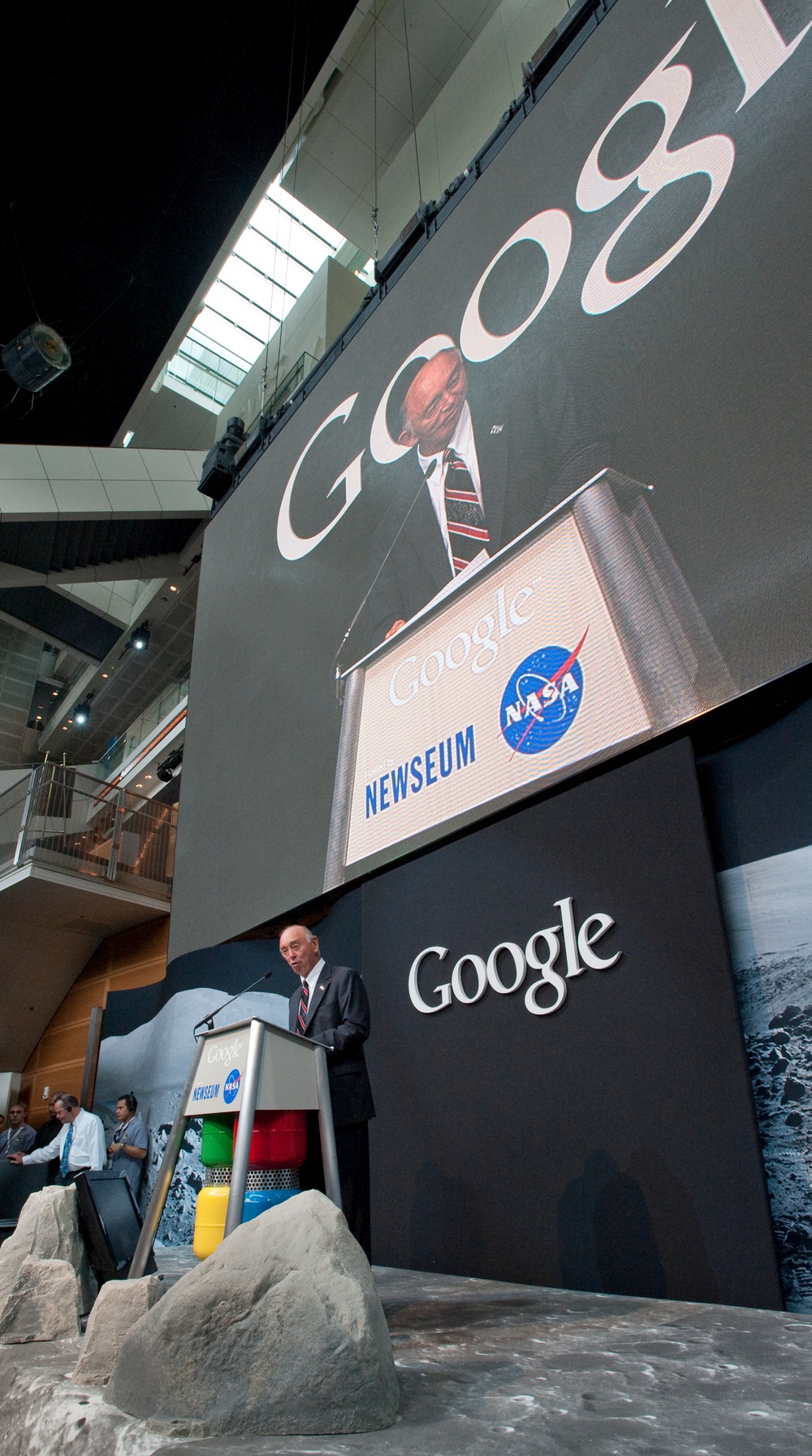 Google Moon Press Conference