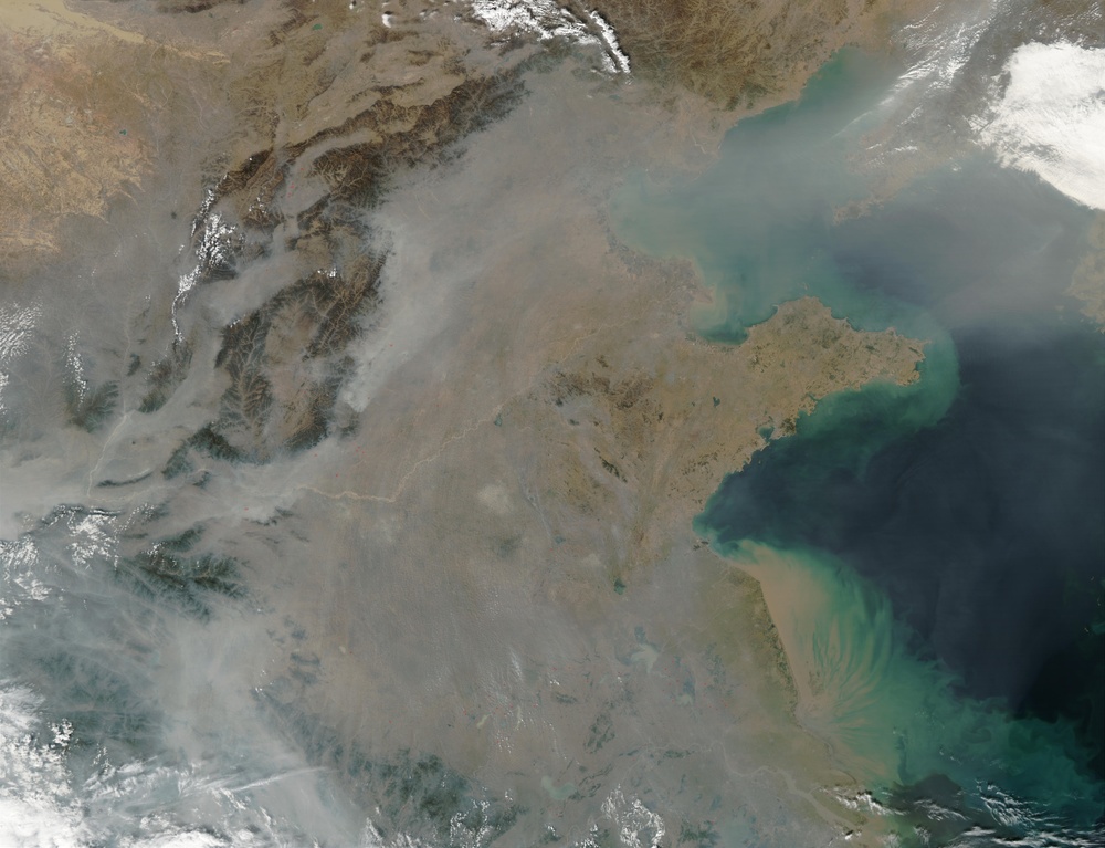 Pollution over East China: Image of the Day