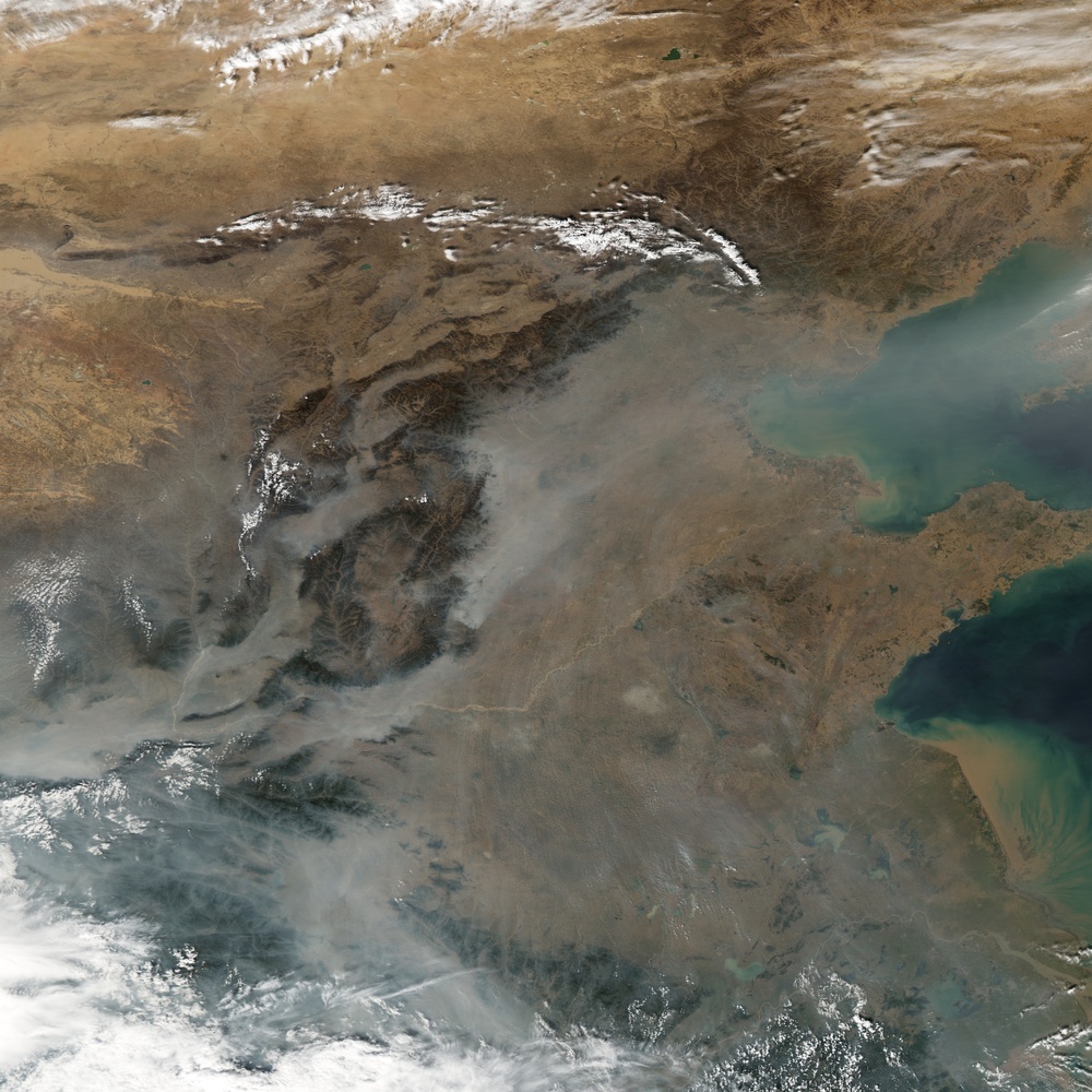 Pollution over East China: Image of the Day