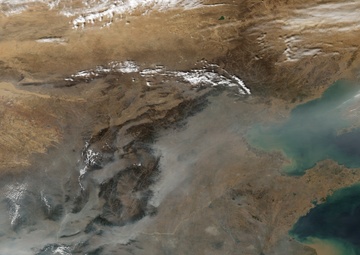 Pollution over East China: Image of the Day