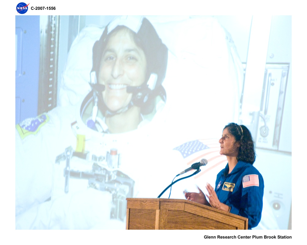 Visit to NASA Plum Brook Station by Astronaut Sunita Williams