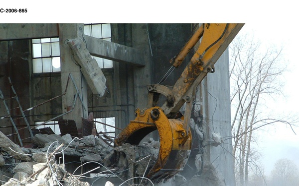 Demolition of Plum Brook Power House 1