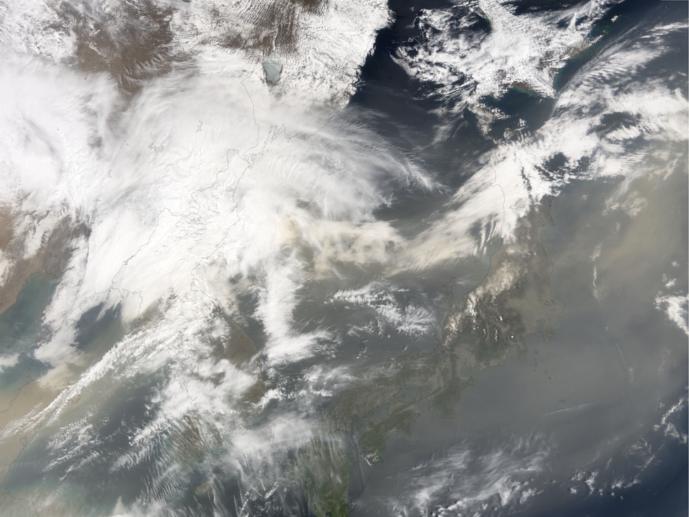 Dust over Japan: Image of the Day