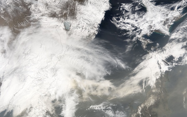Dust over Japan: Image of the Day