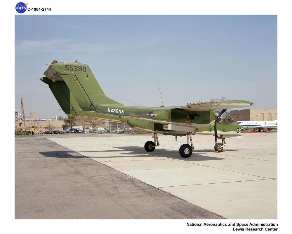 OV-10 Bronco on ramp