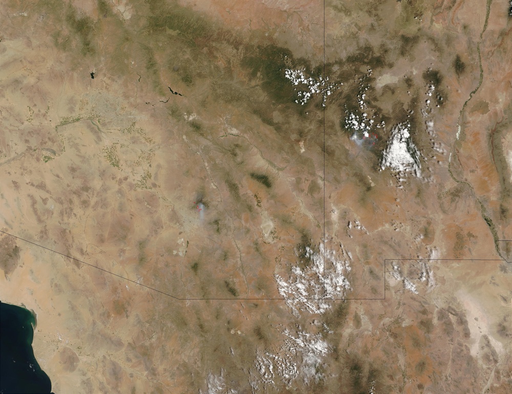 Fires in Arizona and New Mexico: Natural Hazards
