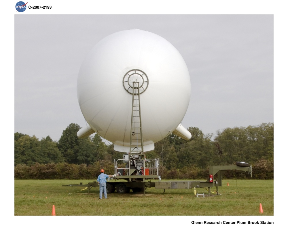 Sky Sentry / Aerostat Balloon at NASA Plum Brook Station