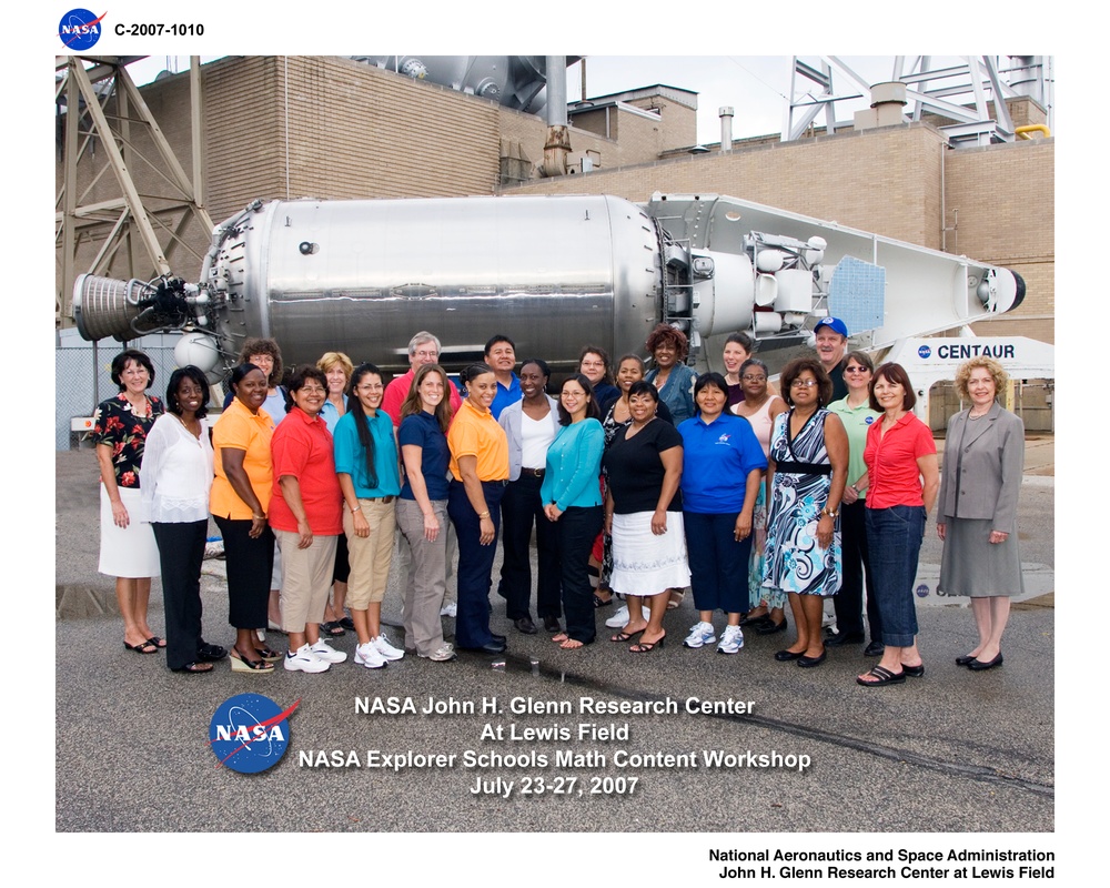 NASA Explorer Schools Math Content Workshop participants