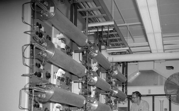 EXTERIORS AND INTERIORS OF THE SPACE POWER RESEARCH LABORATORY SPRL - ENERGY CONVERSION LABORATORY ECL - REDOX - RESEARCH ANALYSIS CENTER RAC - BASIC MATERIALS LABORATORY BML - VERTICAL LIFT FACILITY VLF