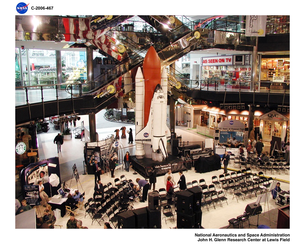NASA display at the Mall of America
