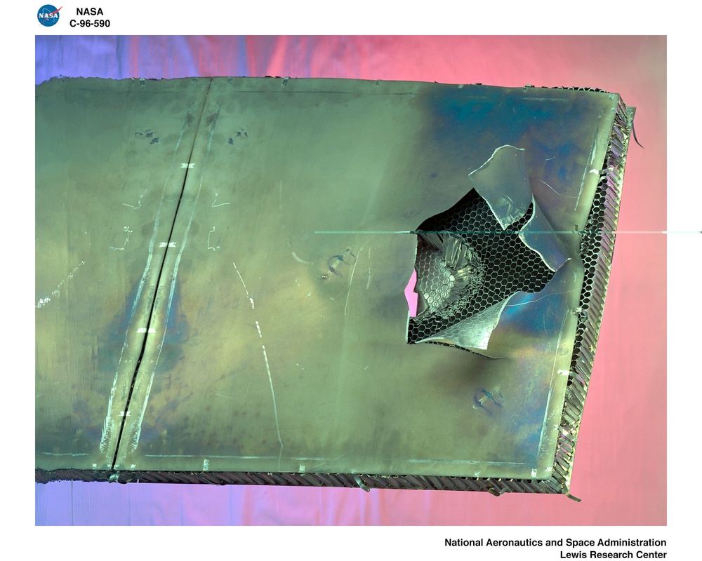 STRESS SKIN PANEL FOR FAN CONTAINMENT BALLISTIC IMPACT TESTS