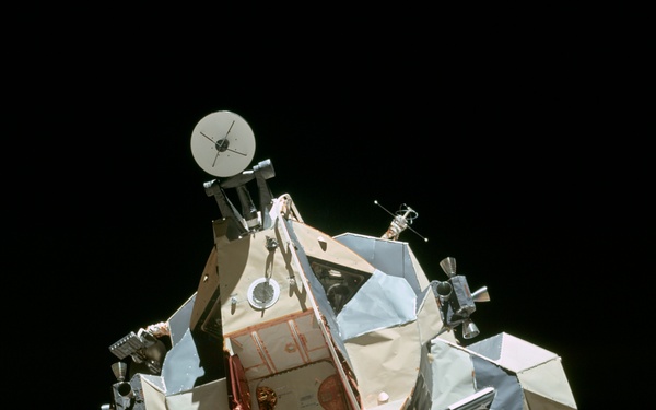 Apollo 17, Lunar Module in Lunar Orbit