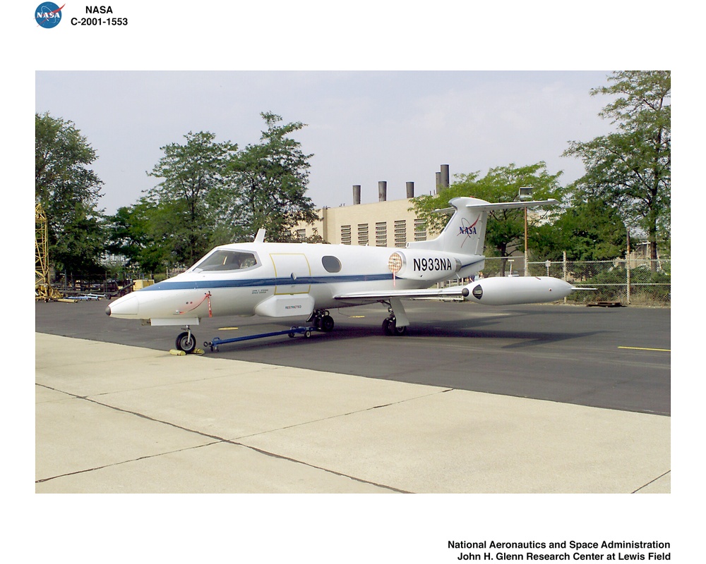 60TH ANNIVERSARY CELEBRATION / NASA LEAR JET AIRPLANE