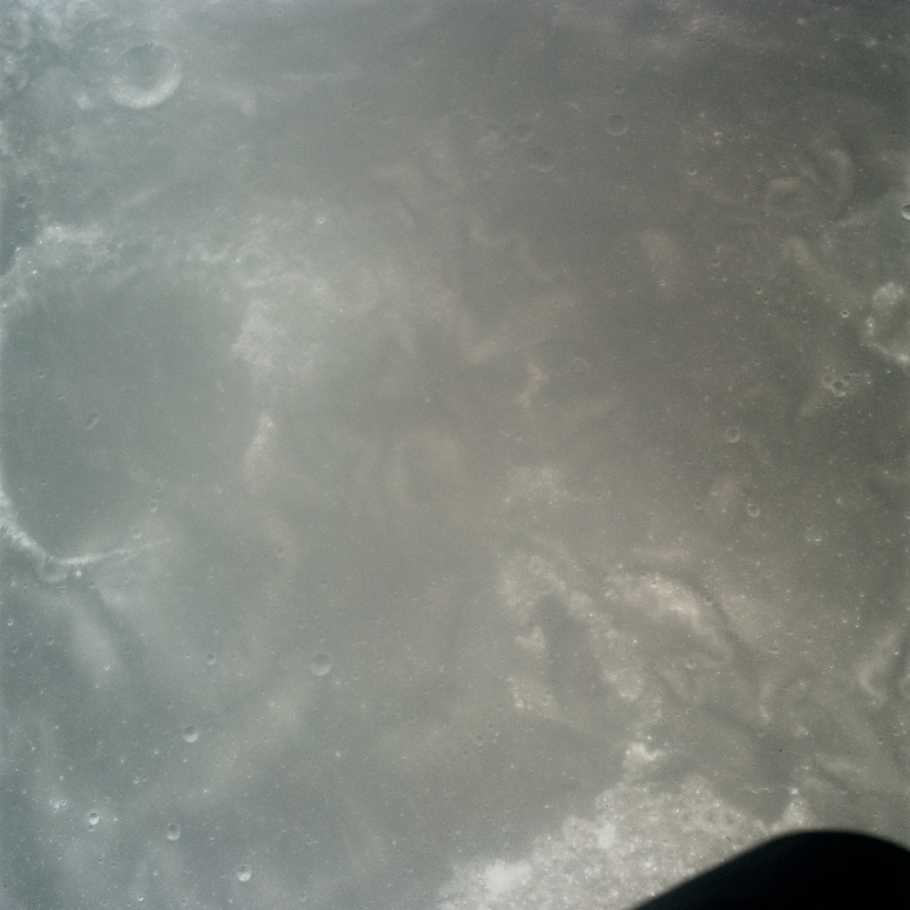 Apollo 17, View of moon,  West of Goodard