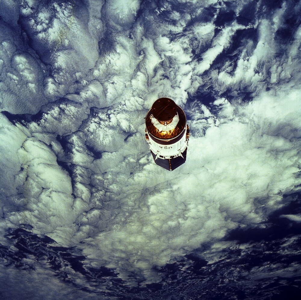 STS-43 Onboard Photograph - TDRS-E