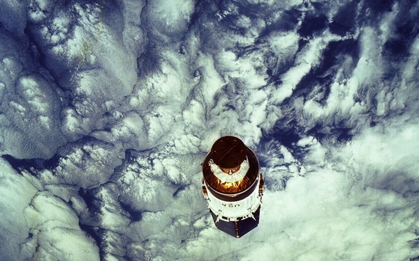 STS-43 Onboard Photograph - TDRS-E