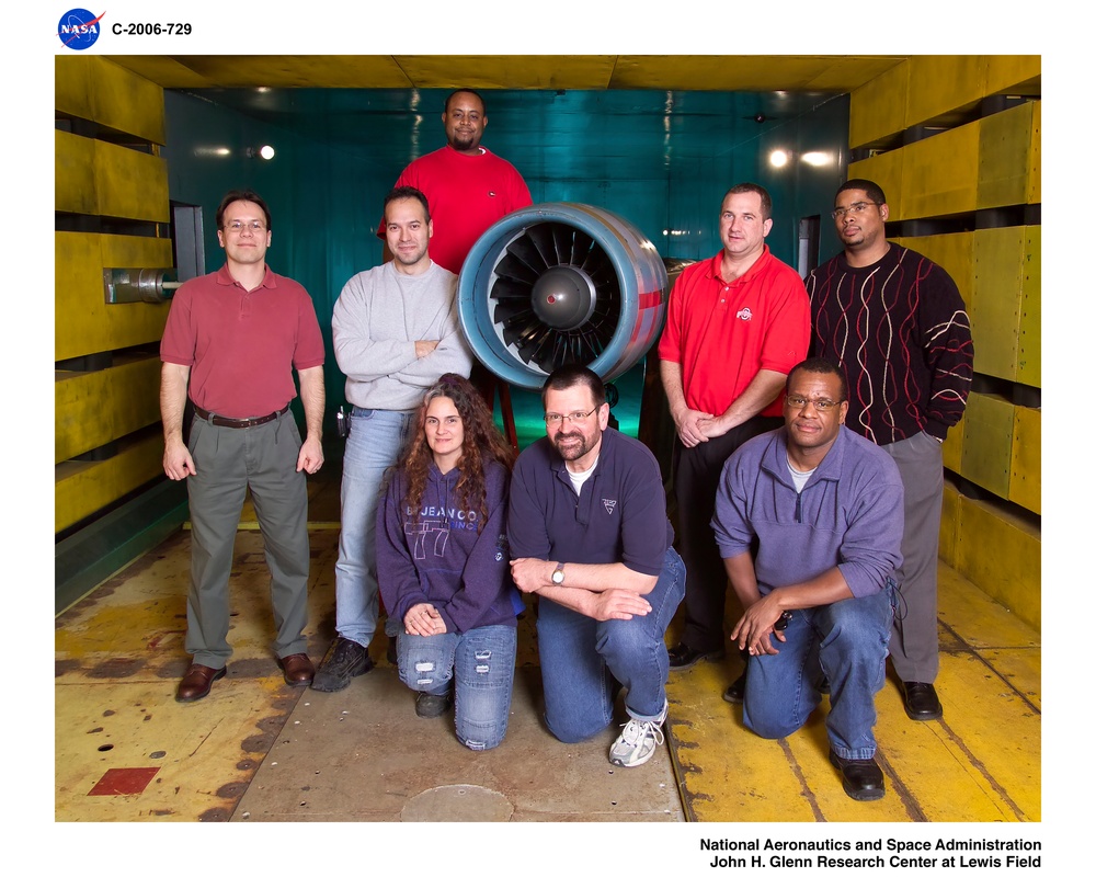 Fan Trailing Edge Blowing (FTEB) Model in 9x15 Low Speed Wind Tunnel (LSWT)