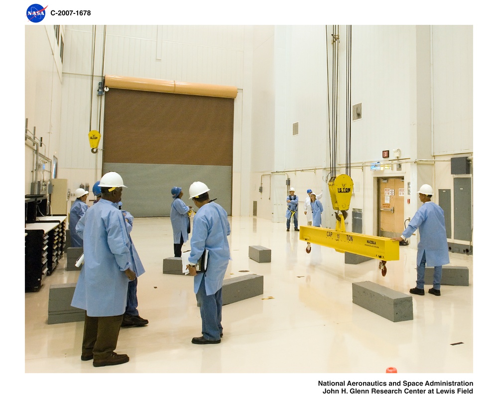 The Ares I-X Pathfinder 1 (PF1) segment move from Building 50 to Building 333