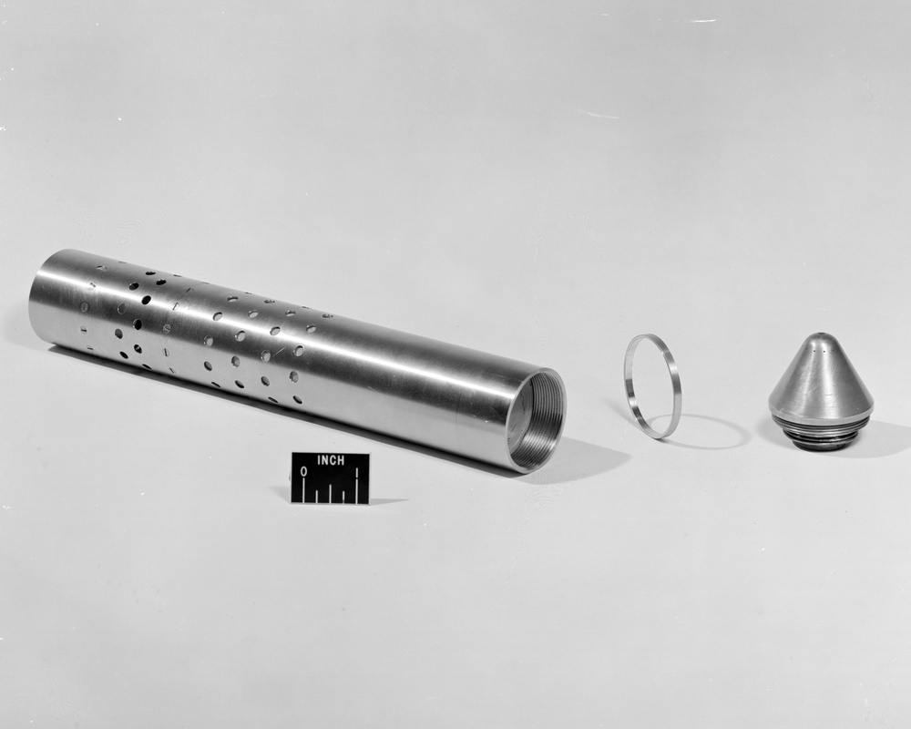 COMPONENTS OF 2 STAGE LOKI 3-1 MISSILE