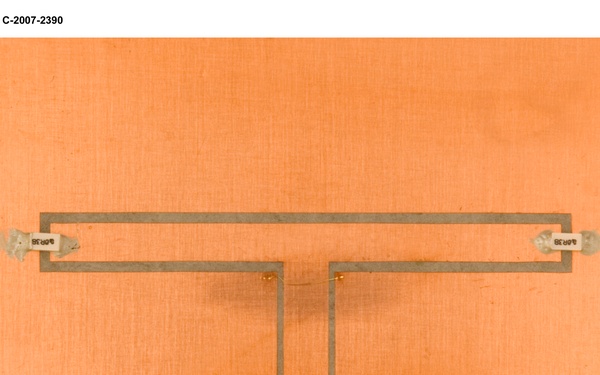 Loaded Folded Slot Antenna, 3.95 ghz