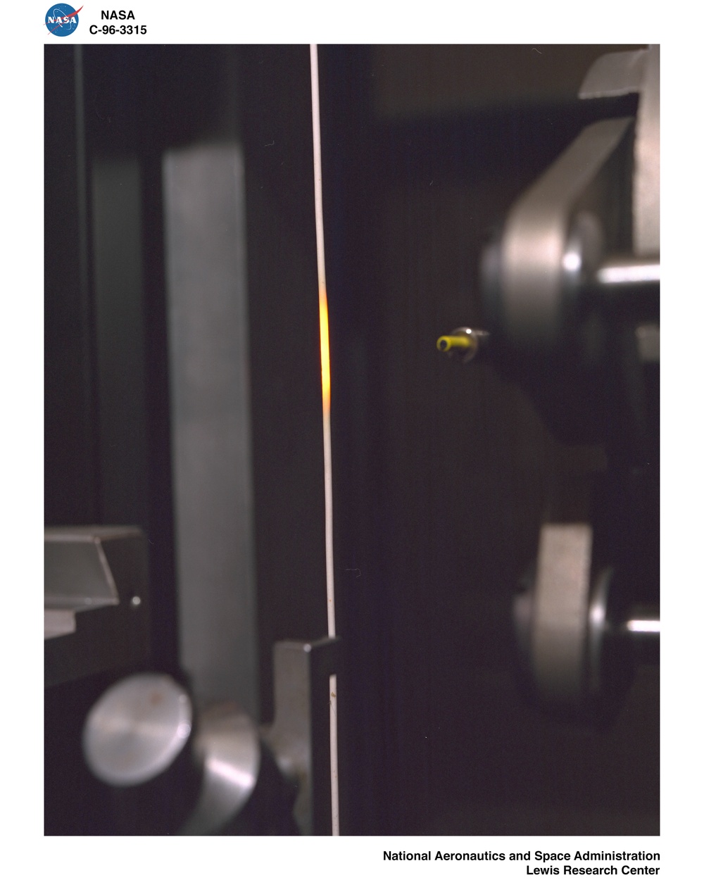 LAZER FURNACE IN BASEMENT OF THE BASIC MATERIALS LABORATORY BML