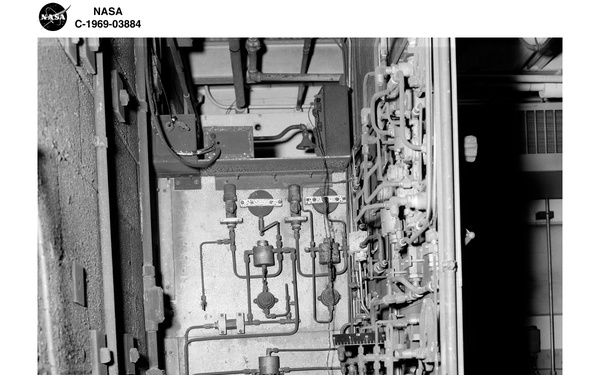 SMOKE AND FIRE DAMAGE IN CELL 22 OF THE OLD ROCKET LABORATORY ORL