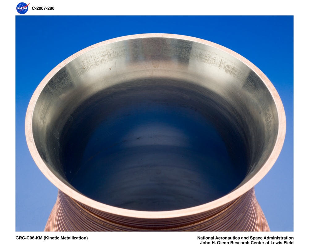 Machined Copper CGR-84 Thruster #GRC-C06-KM (Kinetic Metallization)