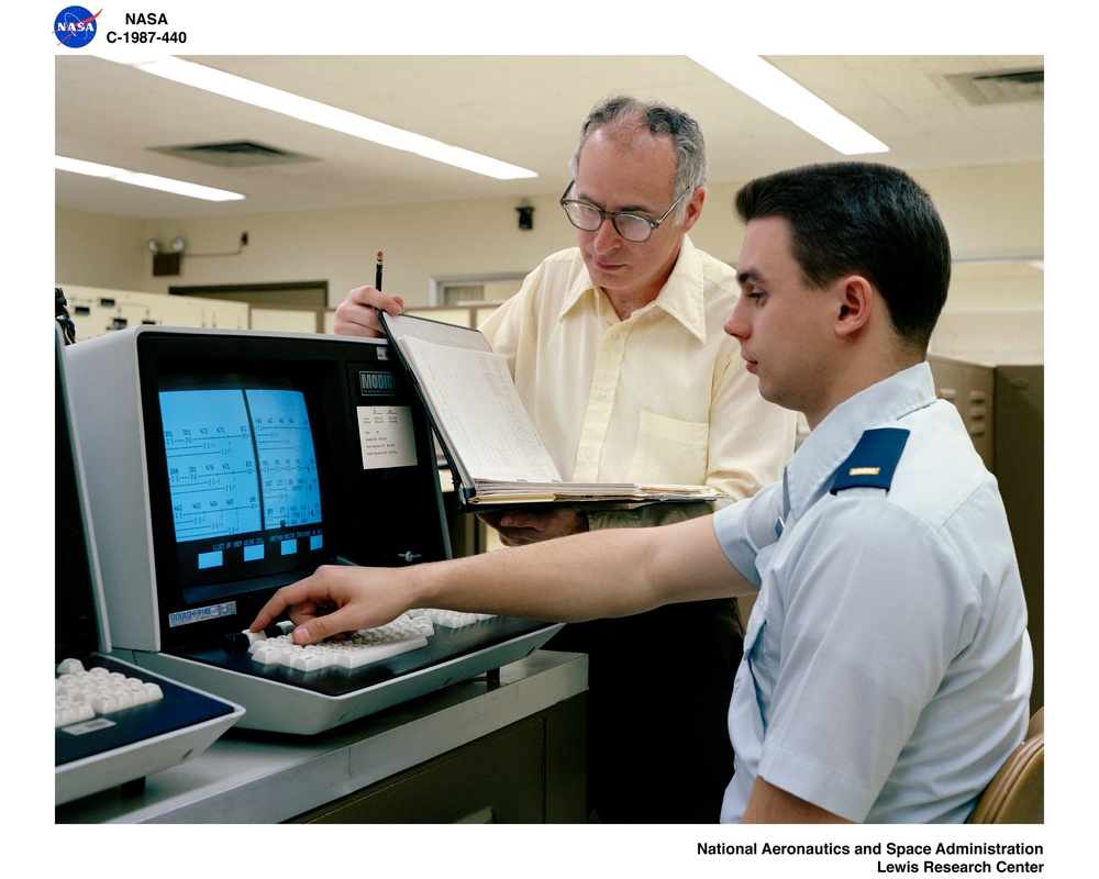 MAN AT INSTRUMENT STATION