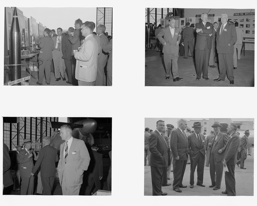 CAKE STOPS DURING 1954 INSPECTION