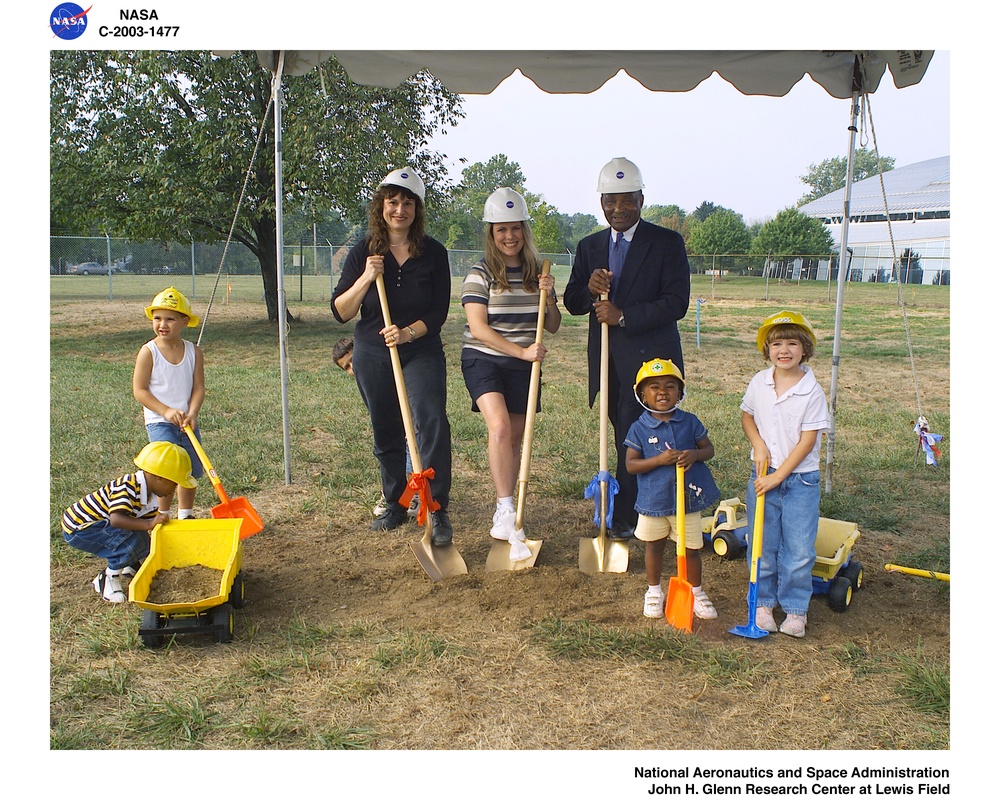 Groundbreaking for new Lewis Little Folks Daycare Facility