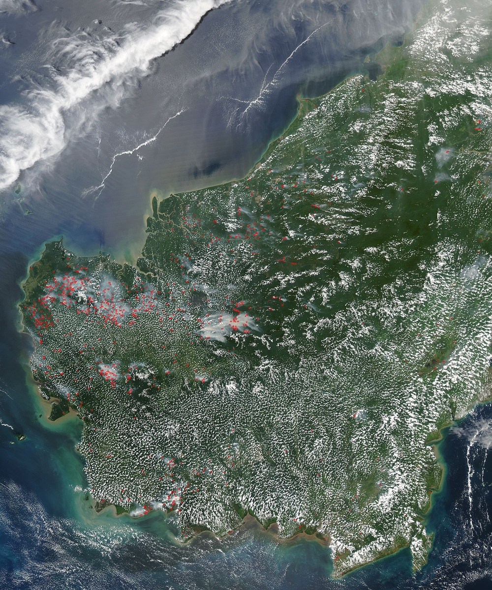 Fires on Borneo and Sumatra: Natural Hazards