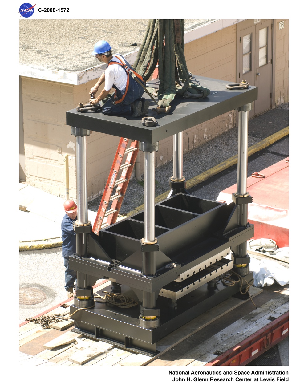 Advanced Manufacturing, Inc., Low Impact Docking System (LIDS) Equipment Delivery and Installation by Crane