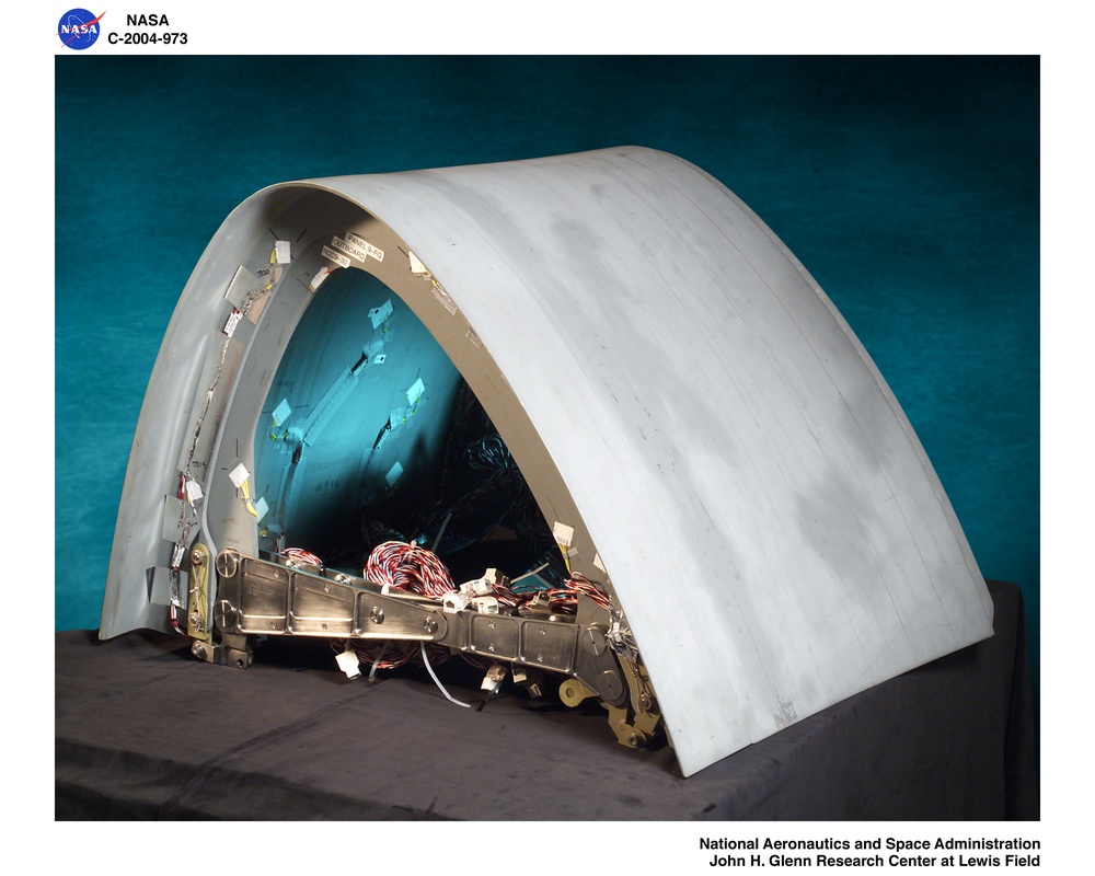 Aramis System setup with Orbiter Enterprise fiberglass leading edge Panel 9L