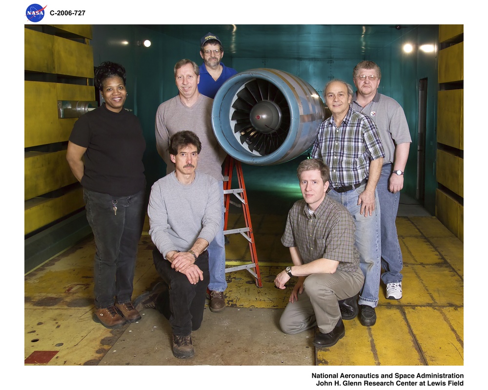 Fan Trailing Edge Blowing (FTEB) Model in 9x15 Low Speed Wind Tunnel (LSWT)