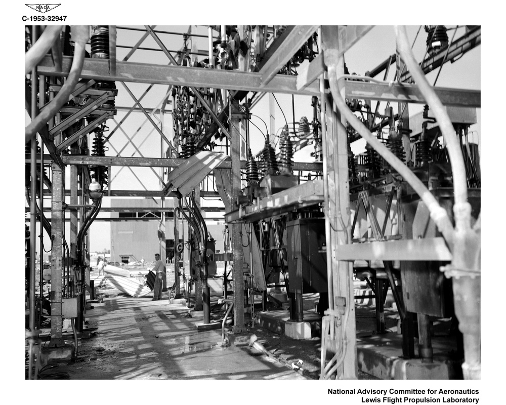 TORNADO DAMAGE TO LEWIS FLIGHT PROPULSION LABORATORY LFPL IN CLEVELAND OHIO