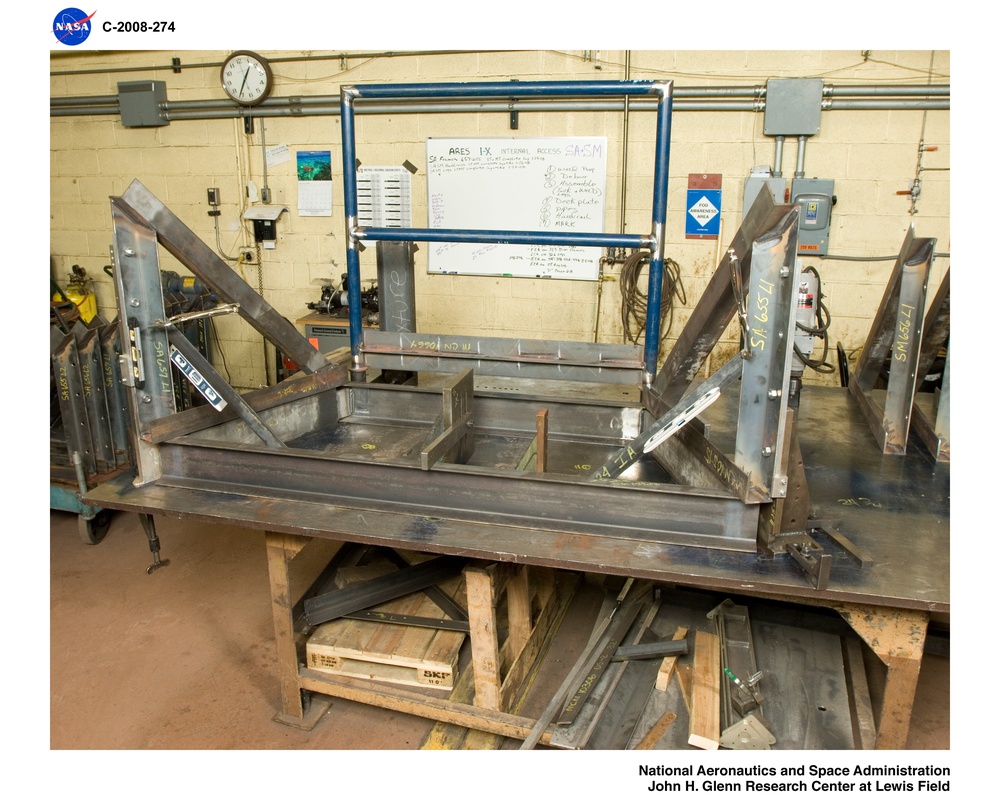Interior Hardware Fabrication for Ares 1-X Segments