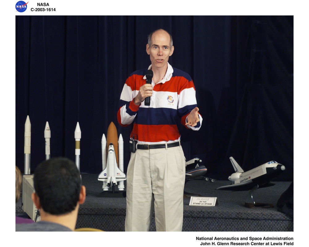 Visit to NASA Glenn Research Center by Astronaut Daniel T. Barry