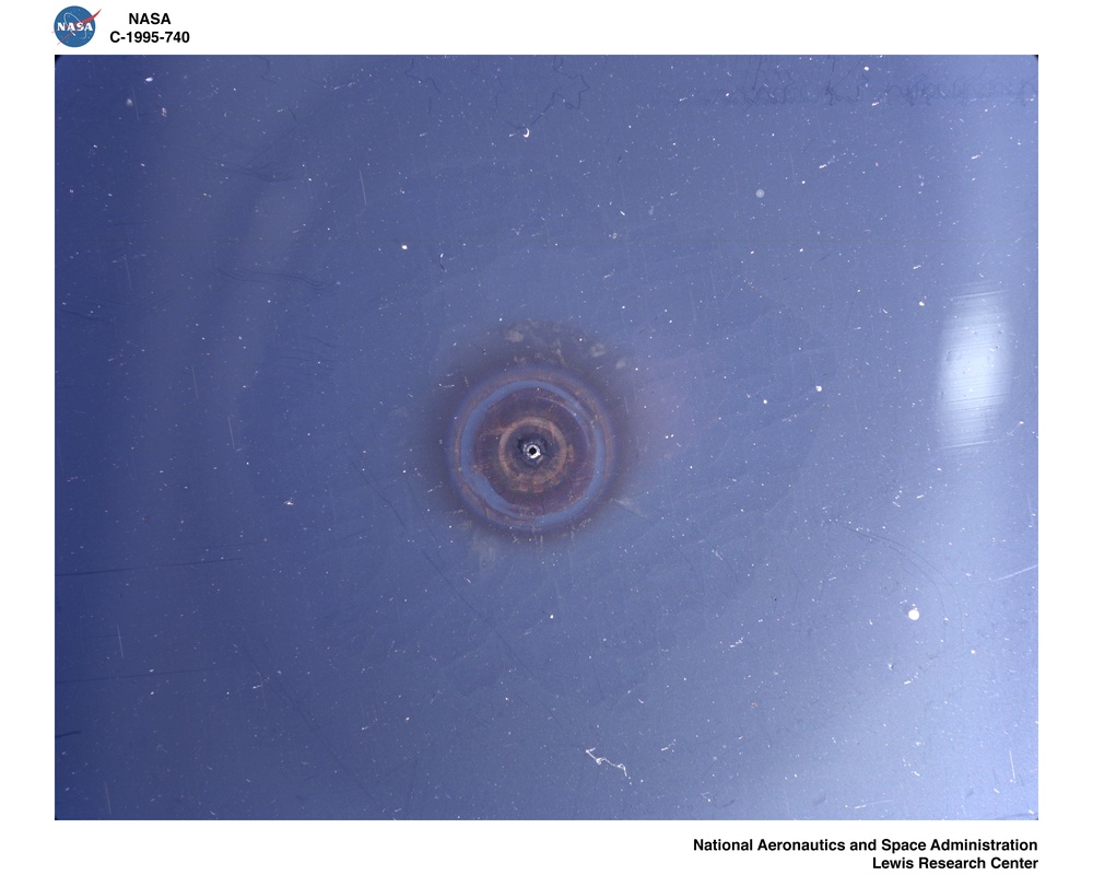 LONG DURATION EXPOSURE FACILITY LDEF AG TEFLON IMPACT SITES