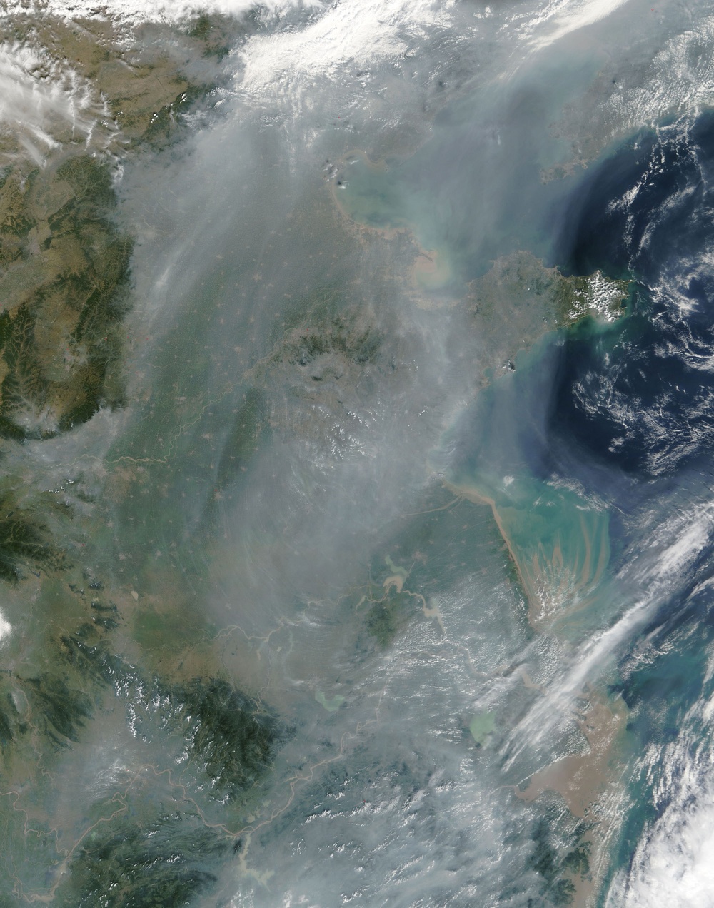 Smog over China: Natural Hazards