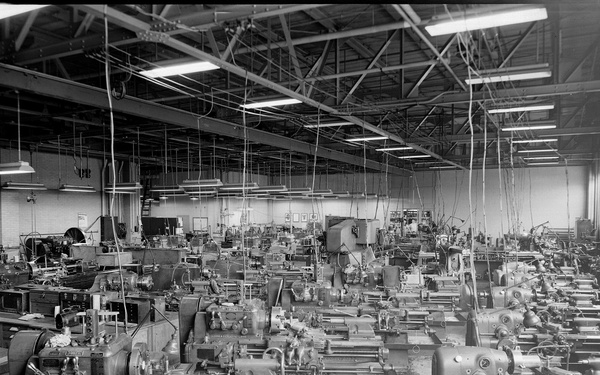 CROWDED CONDITIONS IN MACHINE SHOP ETC.